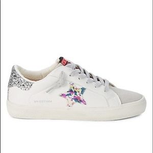 Vintage Havana Ariadne Calf Hair-Star & Glitter Sneakers